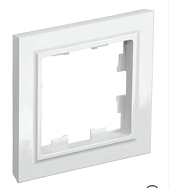Рамка 1-мест. бел. BRITE (РУ-1-БрБ)  ИЭК