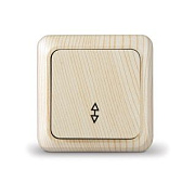 Выключатель 1кл. проходной СОСНА ОП 10А, 220В Олимп (5560803)