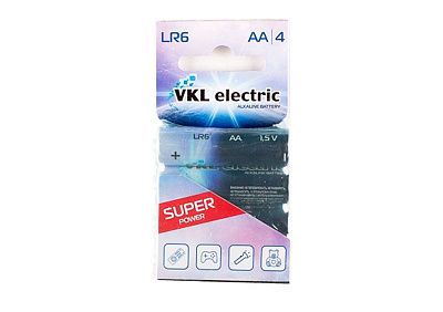Батарейка LR 6 / АА VKL electric Alkaline BL* 4