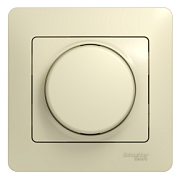Диммер 300Вт поворотный бежевый ( в сборе с рамкой) GLOSSA
