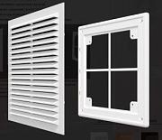 Решетка вентиляционная 1515Р разъемная с сеткой 150х150 ERA