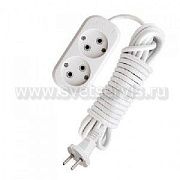 Удлинитель 2*7 ПВС 10А б/з (Е-202) Универсал