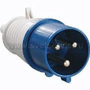 Вилка 013 2Р+РЕ 16А 220В ИЭК