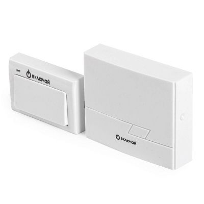 Беспроводной звонок DB-06-16 (16 мелодий, кноп. IP20, А23 в компл.) Включай