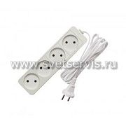 Удлинитель 4*3 ПВС 10А б/з Союз