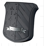 Звонок электр. Готик ГС-05, цвет черный, полоска Серебро 220В соловей (1/17)