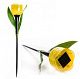 Садовый светильник Tulip Yellow (USL-C-452) "Желтый тюльпан", пластик, 30,5см Uniel