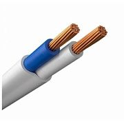 Провод ШВВП 2*0,75 белый (100м) (НПО Кабель-С)  220В ТУ 27.32.13-002-21180064-2019