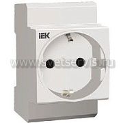 Розетка РАр 10-3-ОПс с заземляющим контактом ИЭК
