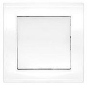 Выключатель 1кл. белый  СП, 10А, 220В (7947366) Бриллиант