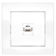 Розетка комп 1А, RJ45 белый  (7947601) Бриллиант