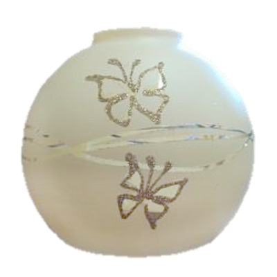 Плафон "Полушарик" б/с краш. "БАБОЧКИ" беж. Коллекция, Е27 (ГС-527Кк)