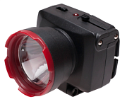 Фонарь налобный аккумуляторный KOCAccuH1WLED, 1LED 1W, 2 режима, встроенное ЗУ (0,5 Ач) Космос