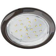 Светильник точечный LM-GX53-B H4 мет,встр. свет-к, черный хром, кольцо в комп (без лампы,106*83*38мм) Включай