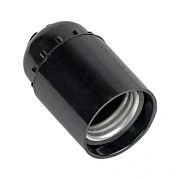 Патрон Е27 карболит.подвесной чёрный М12 4А 250В (№3 Н12) Универсал