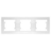 Рамка 3-х местная гор. белый (7947489) Бриллиант