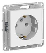 Розетка с/з белый СП, 16А (механизм ) ATLAS