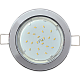 Встраиваемый светильник Ecola Light GX53-H6 хром ультратонкий 16*101 (1/50)