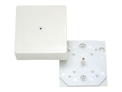 Коробка распаячная для кабель-канала 75*75*25 белая без клемн 030-030 VKL electric