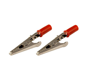 Зажим "крокодил" 15А 53мм (в уп. 2 шт: красный+черный) REXANT