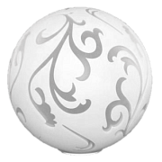 Плафон "Полушарик" б/с краш. "АЗАЗЕЛЬ" белый Е27 (ГС-527)