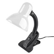 Светильник настольный на прищепке (DL-2- 60W-E27) белый Включай