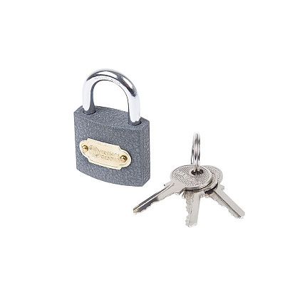 Замок навесной металлический, серия "Чугун" 60 мм Четыре Сезона