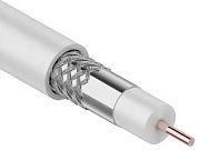 Кабель коаксиальный RG-6/32 (75 Ом, 32%, 0,75мм, CCS/Al/Al, 6,8мм) белый PROCONNECT LIGHT (100м)