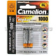 Аккумулятор Camelion AAA - 1000mAh Ni-Mh BL*2 (Размер R03)