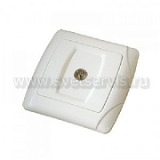 Розетка TV белый 750 Ом Маргарита