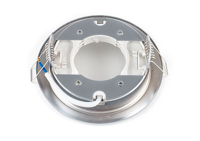 Светильник точечный LM-GX53-С H4 металл, встроенный светиьник, хром, кольцо в комплекте (без лампы 106х83х38mm) Включай