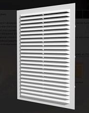 Решетка вентиляционная 1122С с сеткой 217*113 ERA