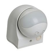 Датчик движения ДД 010 максимальная нагрузка 1100Вт, угол обзора 180°, дальность 10м, IP44, белый ИЭК