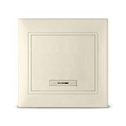 Выключатель 1кл. с подсветкой слон. кость СП, 10А, 220В (Б-С0121) Севиль