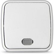 Выключатель 1кл. с подсветкой белый Электра ОП, 10А, 220В СОЮЗ (0019)