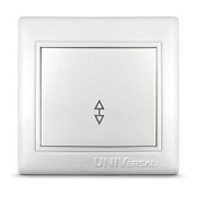 Выключатель 1кл. проходной белый СП, 10А, 220В (С0025) Севиль