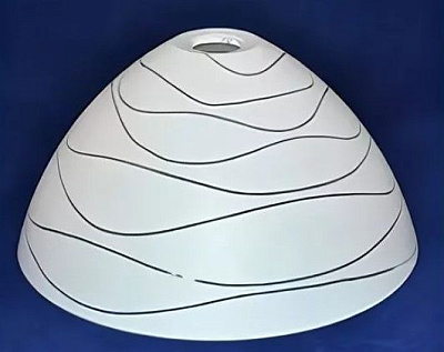 Светильник подвесной Крокус "Нити" (ГС-015Н) цвет белый д. 340мм