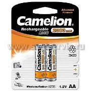 Аккумулятор Camelion AA - 2500mAh Ni-Mh BL*2 (Размер R6)