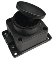 Розетка н/у с загл. каучук 2Р+Е 16А IP44 VKL electric (1/10/100)