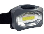 Фонарь налобный KOC-H101-COB, 3W СОВ, 3 режима, (3хААА) Космос
