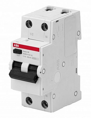 Автоматический выключатель дифференциального тока АВДТ 1Р+N C32 30мА BMR415C32 ABB Basic
