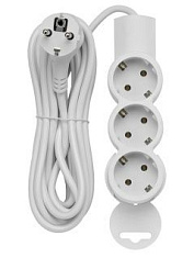 Удлинитель 3* 1,5 ПВС 10А с/з В приДАЧУ