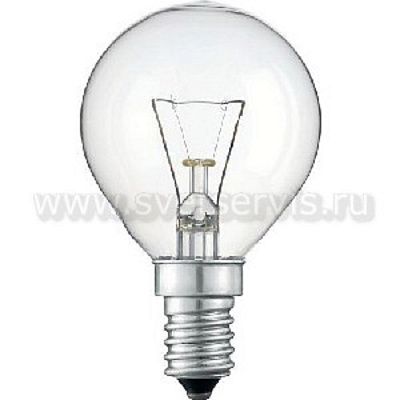 Лампа накаливания ДШ 60Вт, Е14, 220-225В МСЛЗ