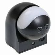 Датчик движения ДД 010 максимальная нагрузка 1100Вт, угол обзора 180°, дальность 10м, IP44, черный ИЭК