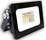 Прожектор LED  10W VLF8-10-6500-B 6500К 1200Лм 220V IP65 черный (78*70*33) VKL electric