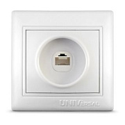 Розетка комп белый 1А, RJ45 (С0051) Севиль