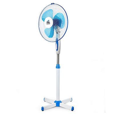 Вентилятор напольный VGF-01 Blue, 40 Вт, 3 режима, 90º поворот, синий VKL electric (4)