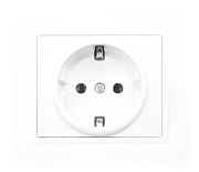 Розетка с/з бел. TANGO HOUSE СП 16А, 250В (5/10/200)
