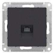 Розетка комп. карбон RJ-45 (механизм) ATLAS