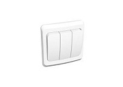 Выключатель 3кл. белый СП, 10А, 220В (ВС 10-003В) Этюд